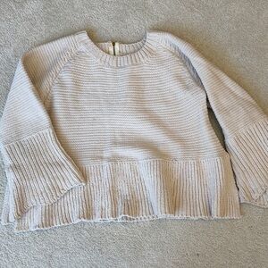 POL Women's Cream Knit Sweater